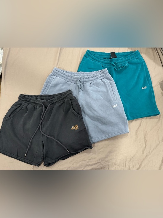Other - 3-Pack Casual Fleece Shorts - Black, Light Blue, Teal